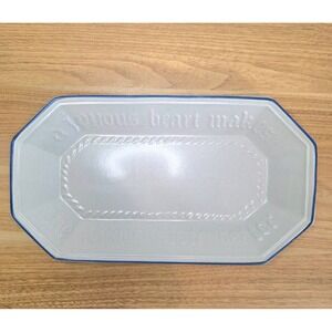 Pfaltzgraff USA‎ Yorktowne Stoneware Tray Bread Serving Dish A Joyous Heart